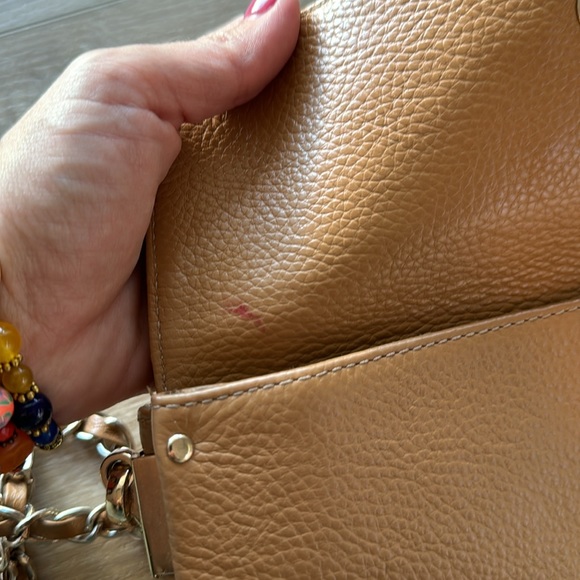 Small leather shoulder bag with chain. Authentic Tory Burch - Picture 4 of 6